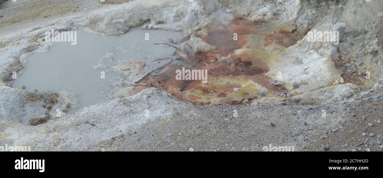 Black pit spring in yellowstone hi-res stock photography and images - Alamy