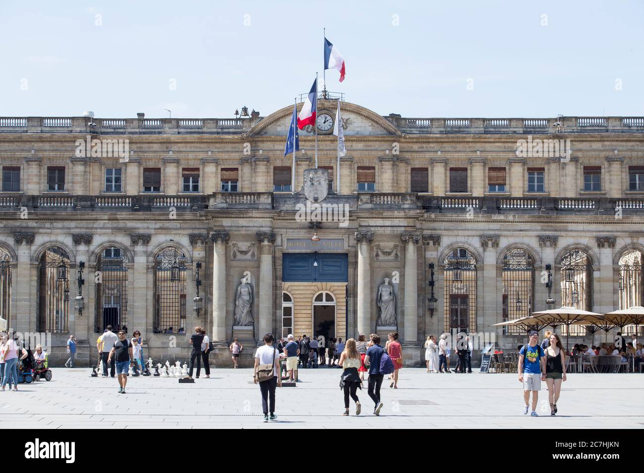 Hotel de Ville (City Hall), Bordeaux Stock Photo