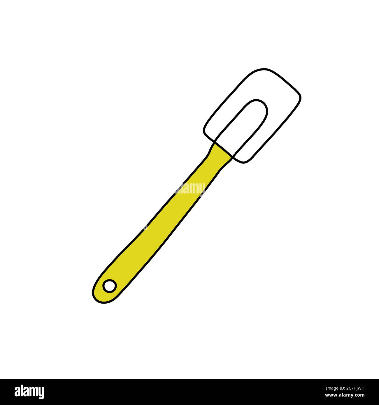 spatula doodle icon, vector illustration Stock Vector Image & Art - Alamy