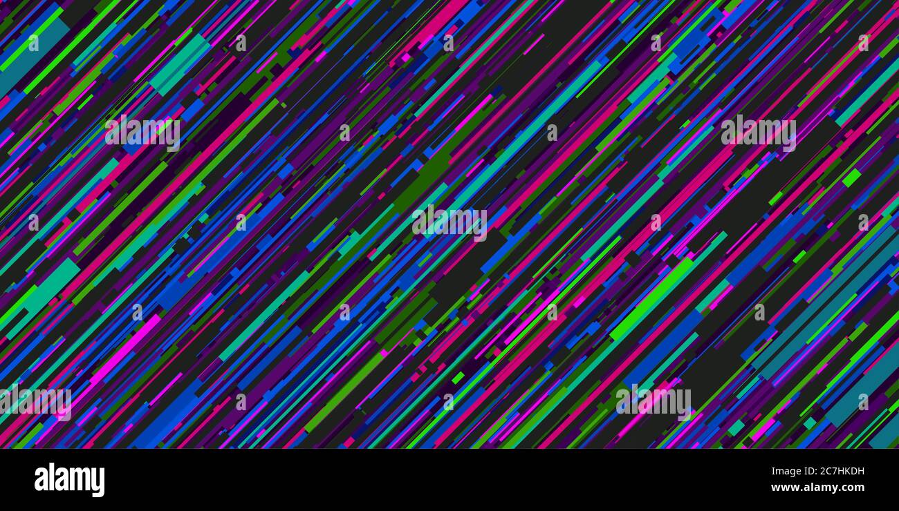 Cyber Glitch Abstract Pattern Vector Illustration Geometric Background Art Stock Vector
