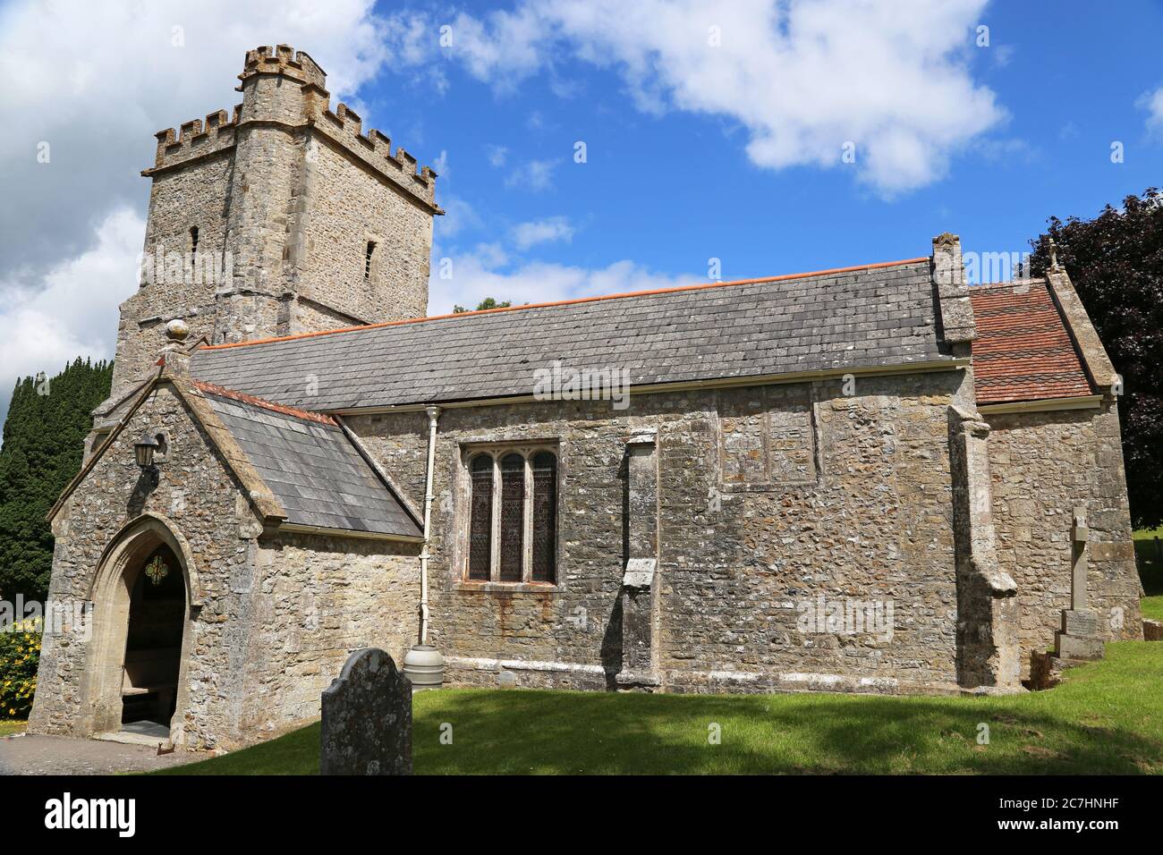 St Michael's church, Musbury, Devon, England, Great Britain, United Kingdom, UK, Europe Stock