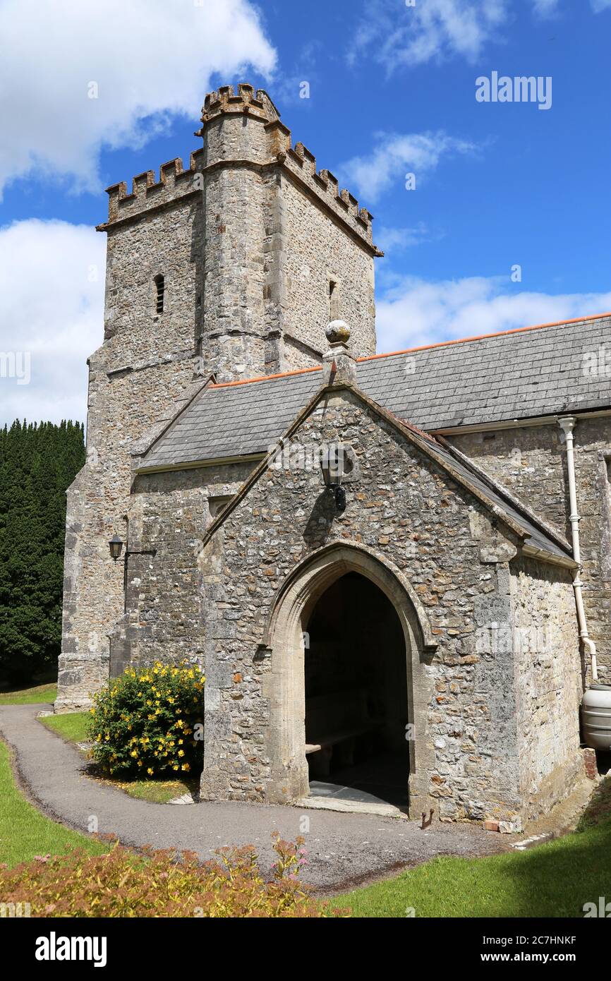 St Michael's church, Musbury, Devon, England, Great Britain, United Kingdom, UK, Europe Stock