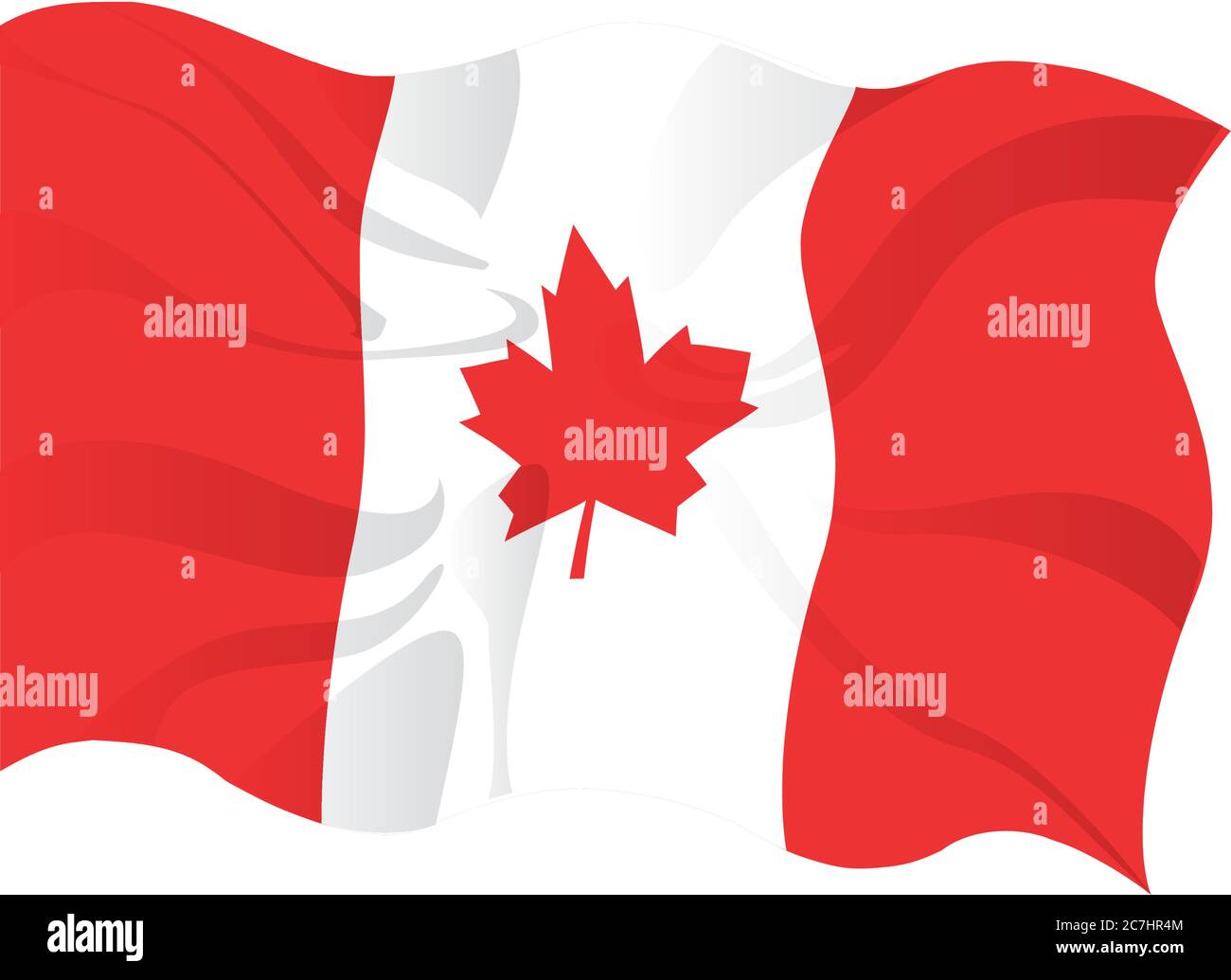 Flag of Canada. Isolated flag icon - Vector Stock Vector Image & Art ...