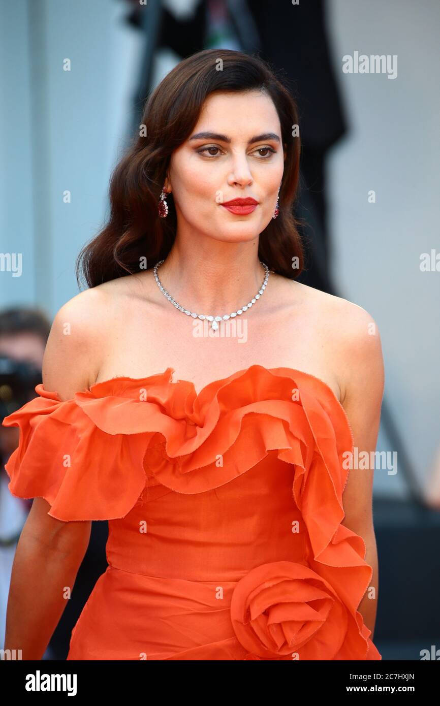 VENICE, ITALY - SEPTEMBER 07: Catrinel Marlon walk the red carpet ahead
