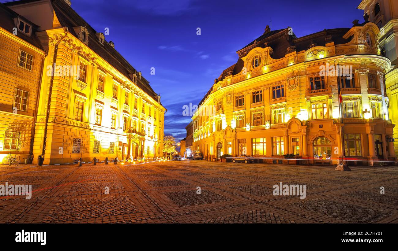 Old town hermannstadt hi-res stock photography and images - Alamy