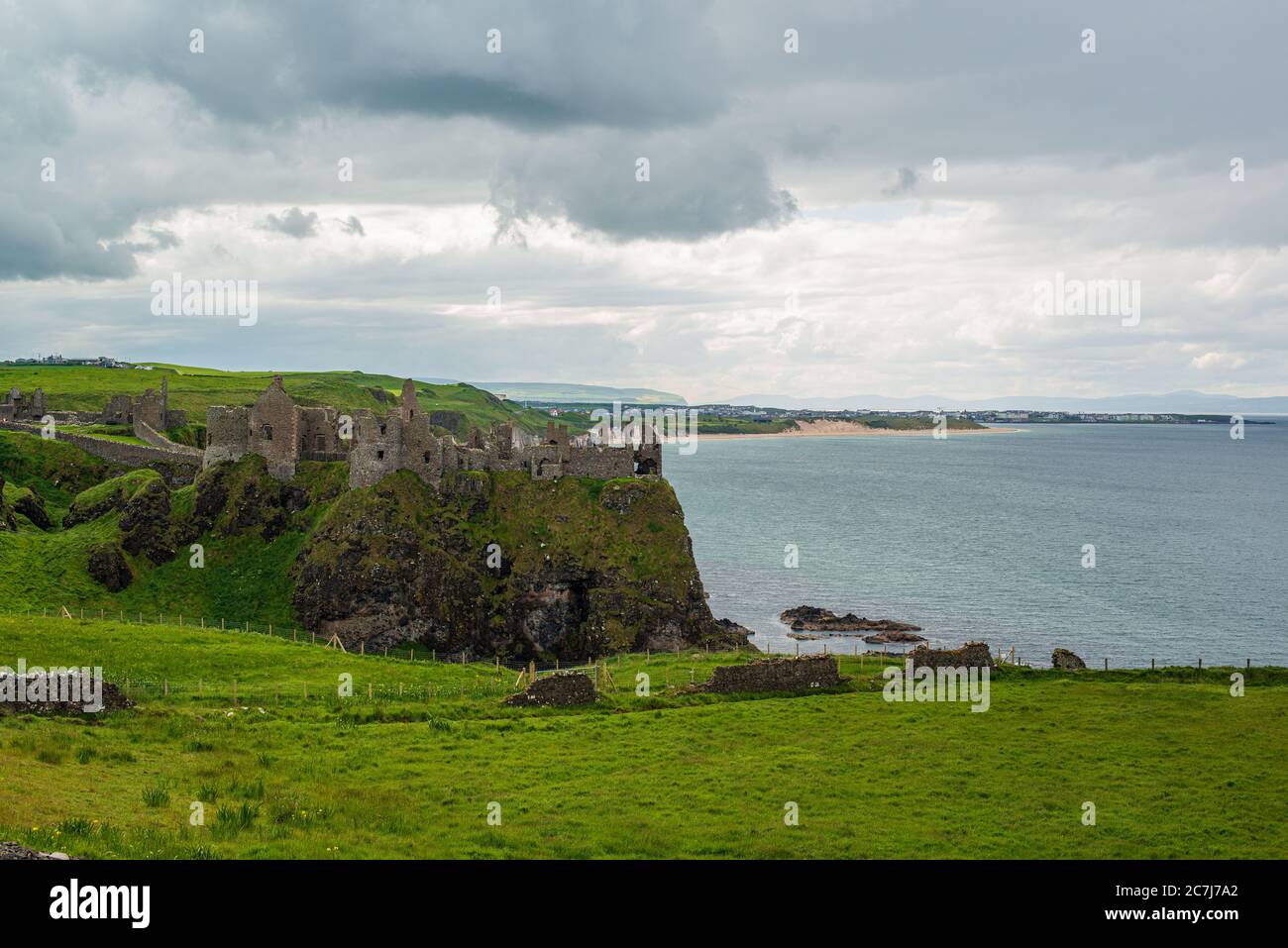 Dunluce Castle, County Antrim, Northern Ireland Stock Photo