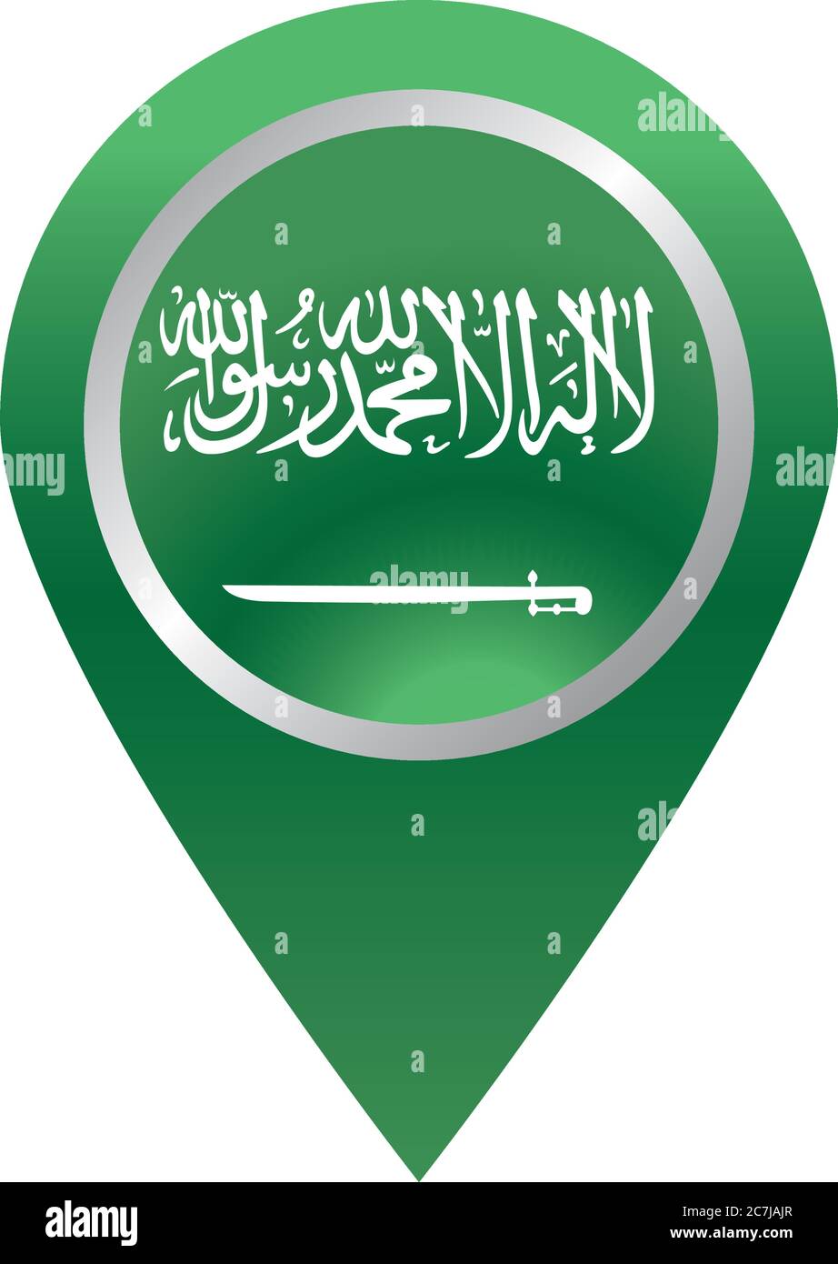 saudi arabia national day, green location pointer navigation gradient ...