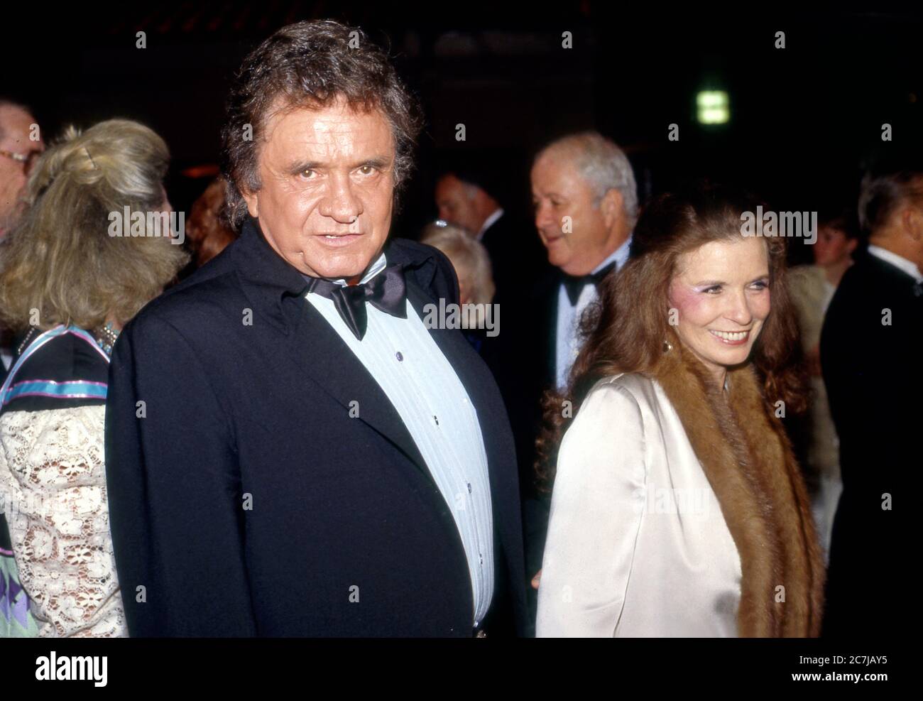 Johnny Cash, Ruth Carter Cash at Gene Autry Museum, Los Angeles, CA Stock Photo