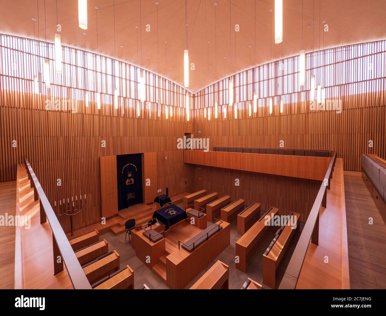 Regensburg, new synagogue inside, Bavaria, Germany Stock Photo