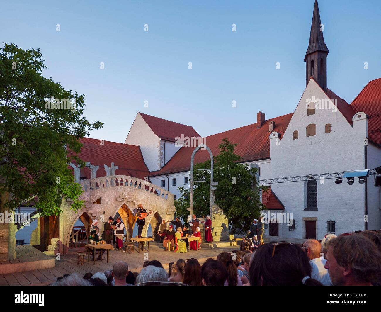 Agnes Bernauer Festival Straubing, Bavaria, Germany Stock Photo