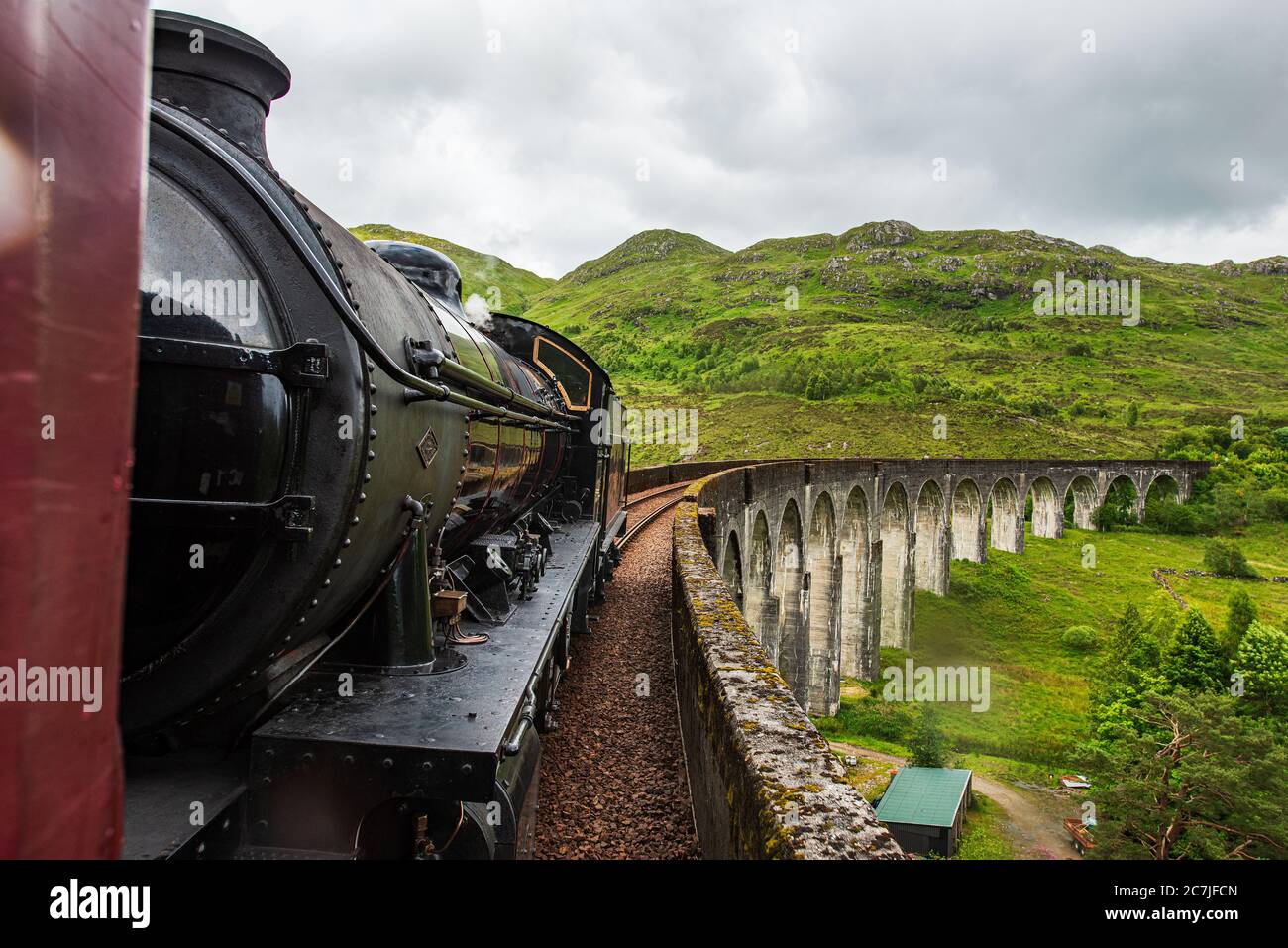 Jacob Train The Jacobite train in the Scottish Highlands Stock Photo - Alamy