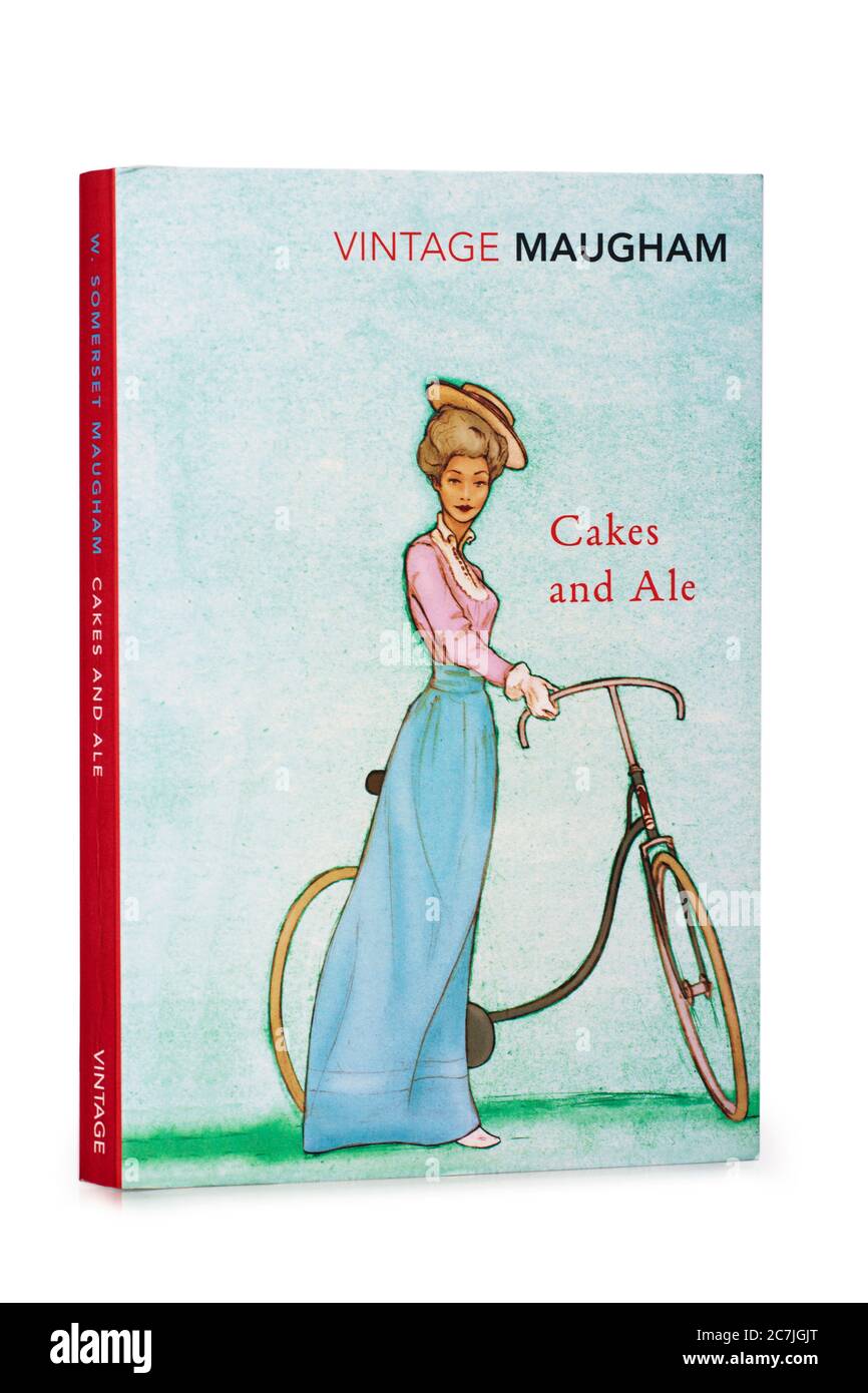 Cakes and Ale, Paperback Book of Willaim Somerset Maugham Stock Photo