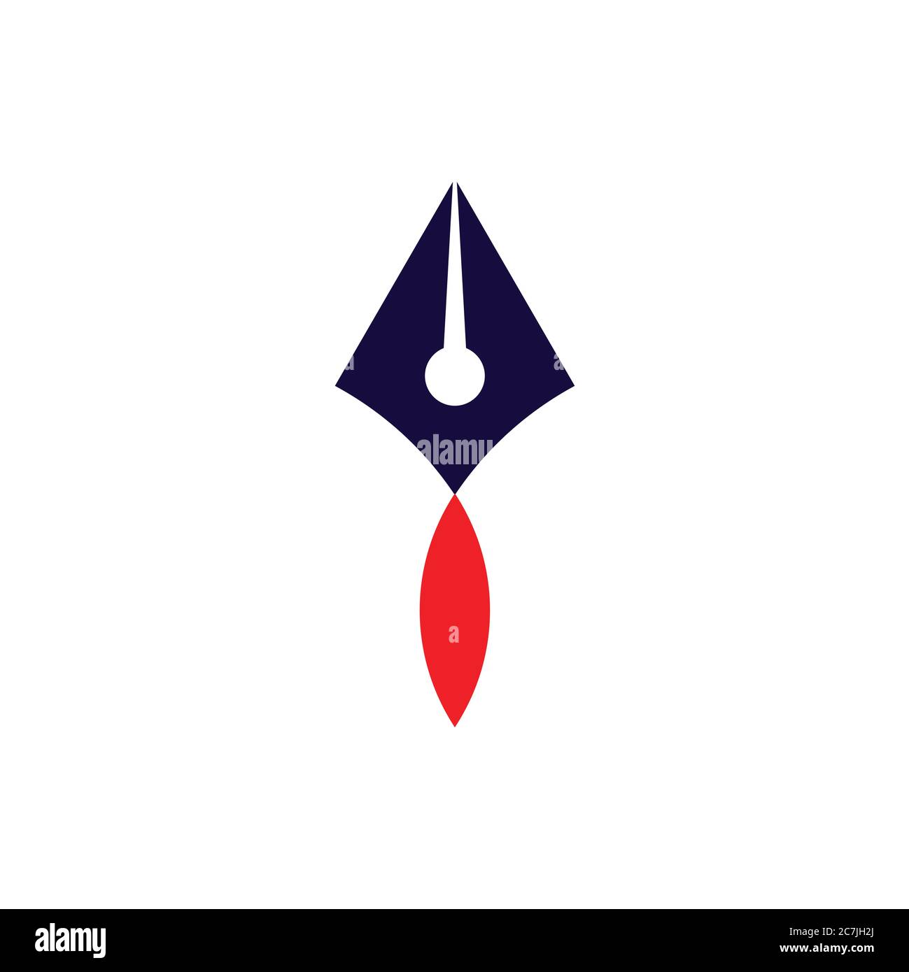 pen writer flyer geometric education vector Stock Vector