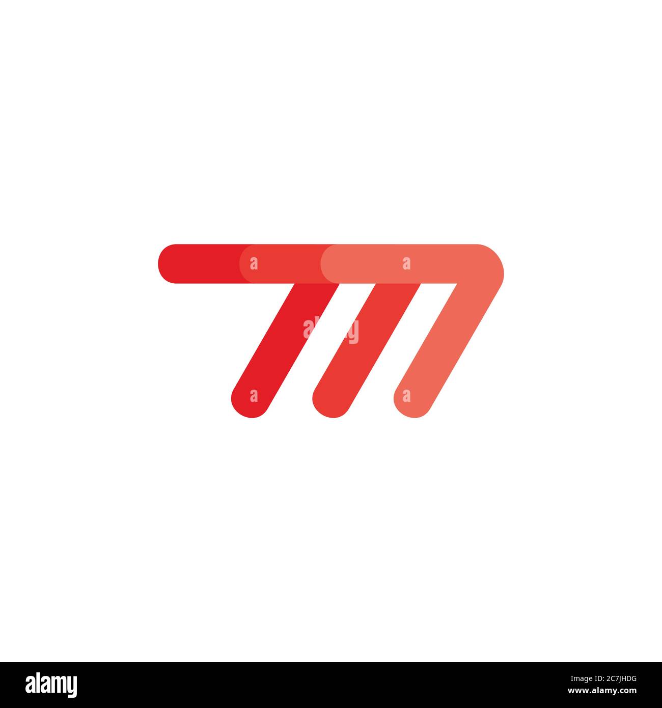 letter m fast gradient arrow motion design symbol logo vector Stock Vector