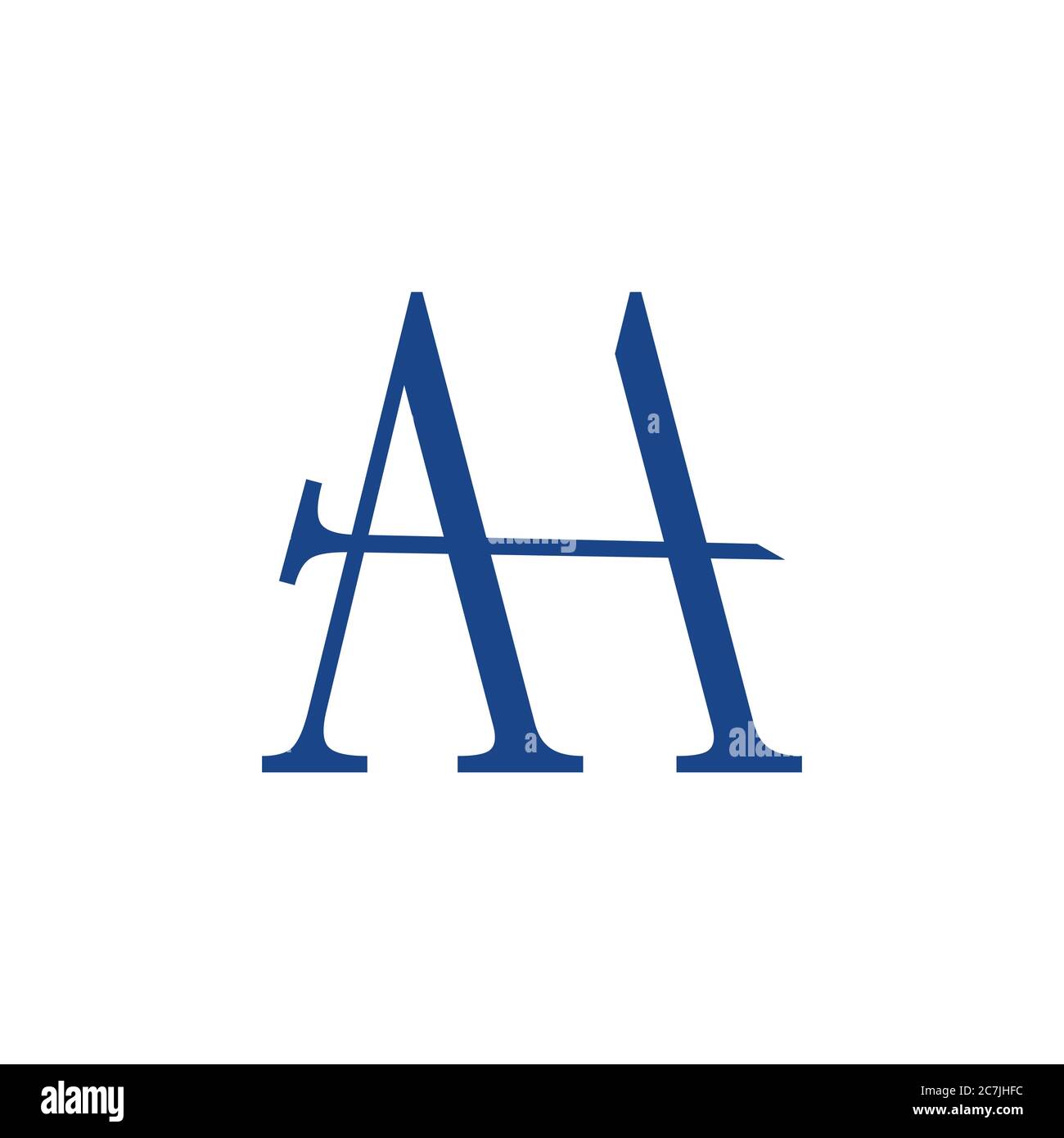 abstract letters am arrow simple logo vector Stock Vector