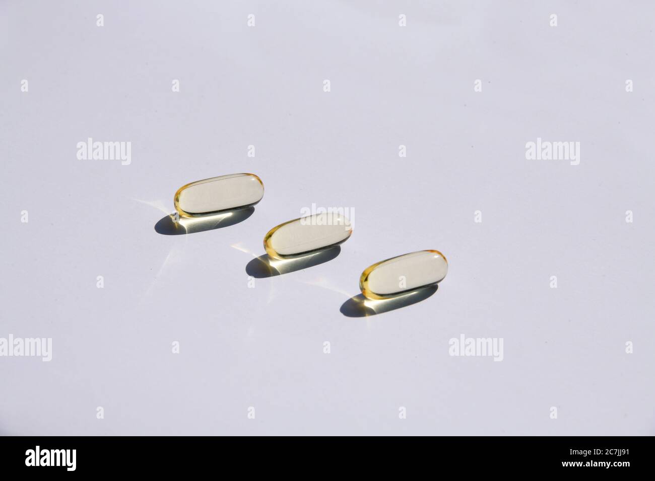 Fish oil capsules, omega 3 fatty acids Stock Photo Alamy