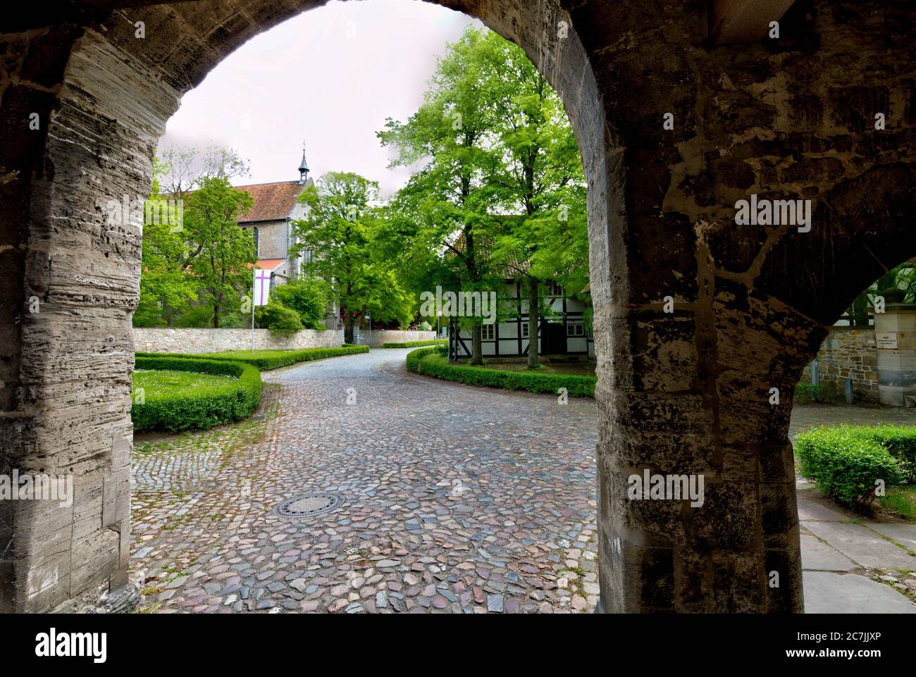 Klosterkirche, Riddagshausen, exterior shot, architecture, Braunschweig, Lower Saxony, Germany, Europe Stock Photo