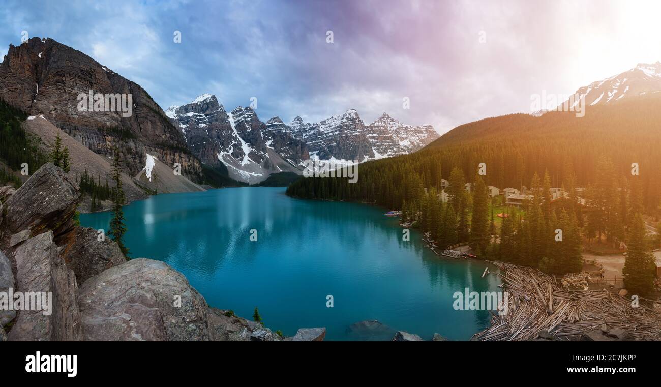 Canadian Rocky Mountain Landscape Stock Photo - Alamy