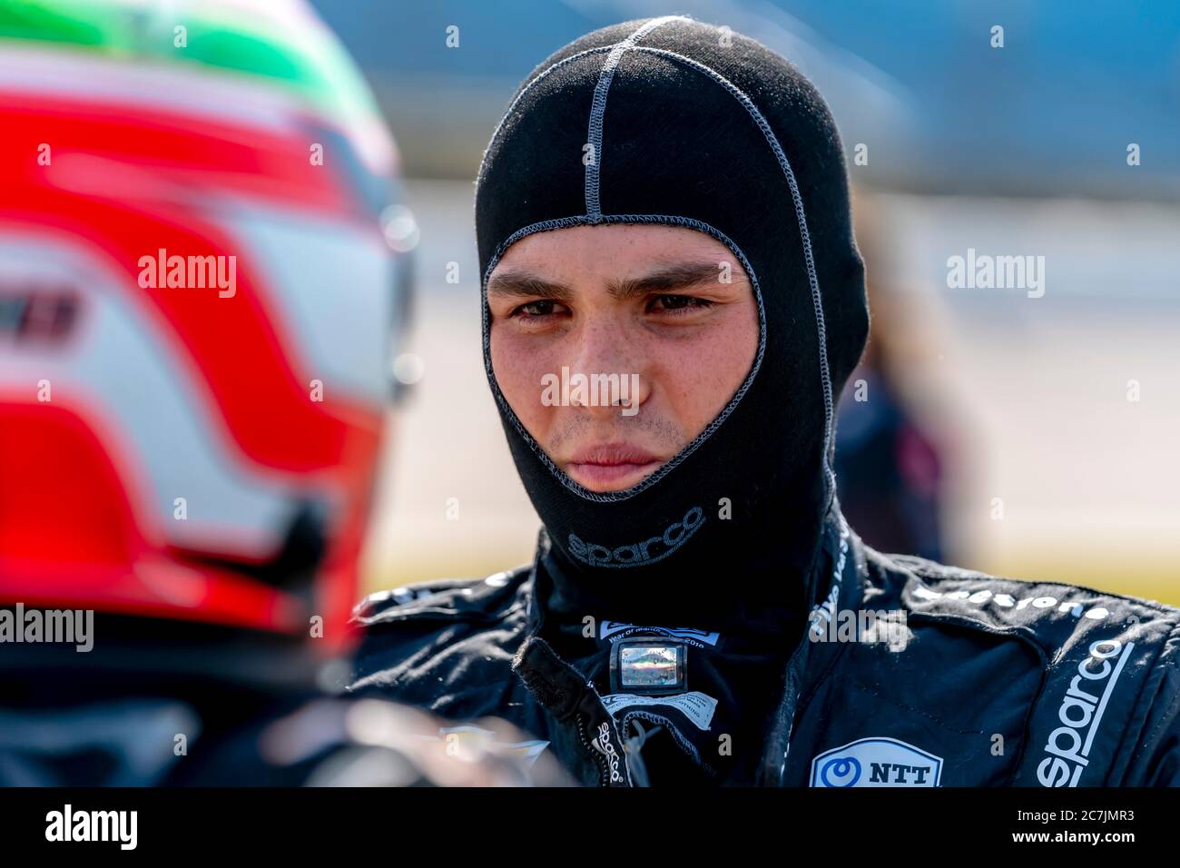 Newton, Iowa, USA. 17th July, 2020. PATO OWARD (5) of Monterey, Mexico qualifies for the Iowa