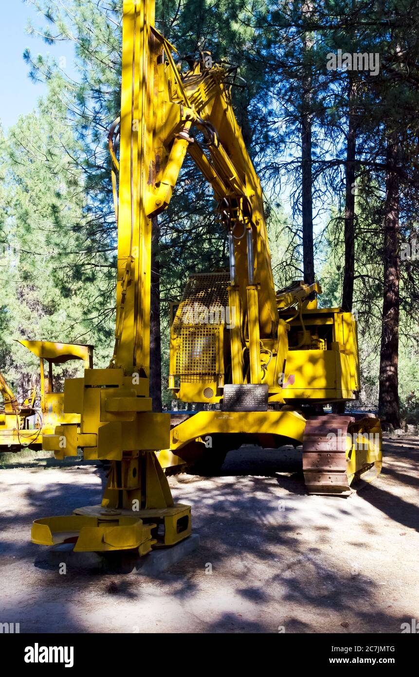 Machines used in Logging, at the Logging Museum in Collier Memorial