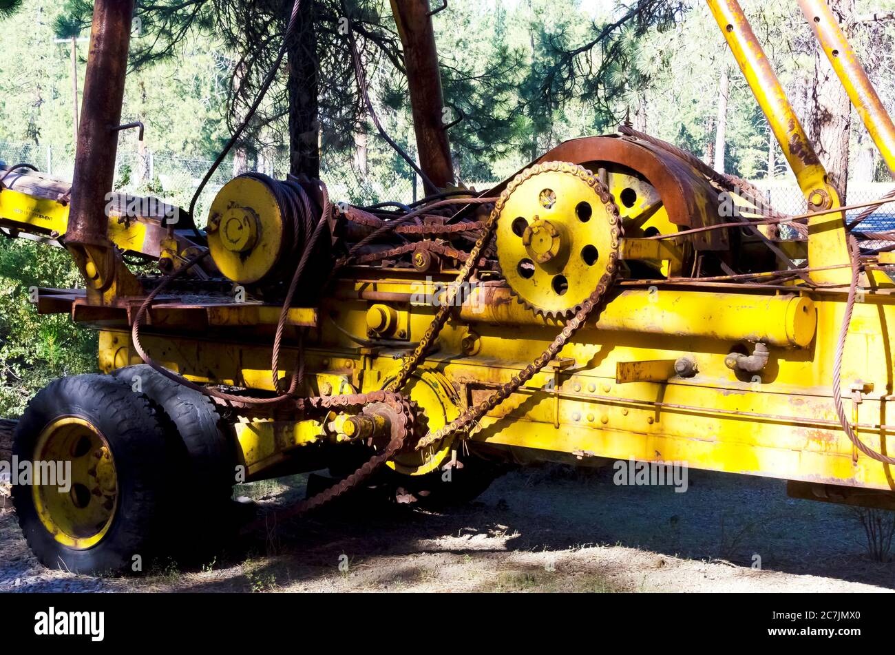 Machines used in Logging, at the Logging Museum in Collier Memorial
