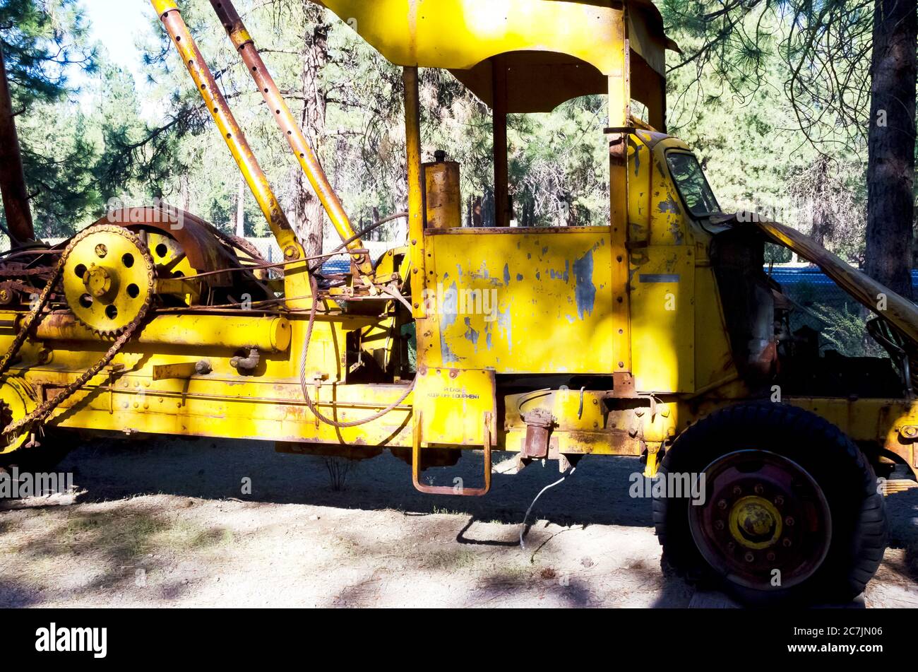 Machines used in Logging, at the Logging Museum in Collier Memorial