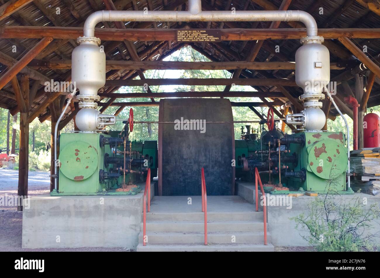 Machines used in Logging, at the Logging Museum in Collier Memorial