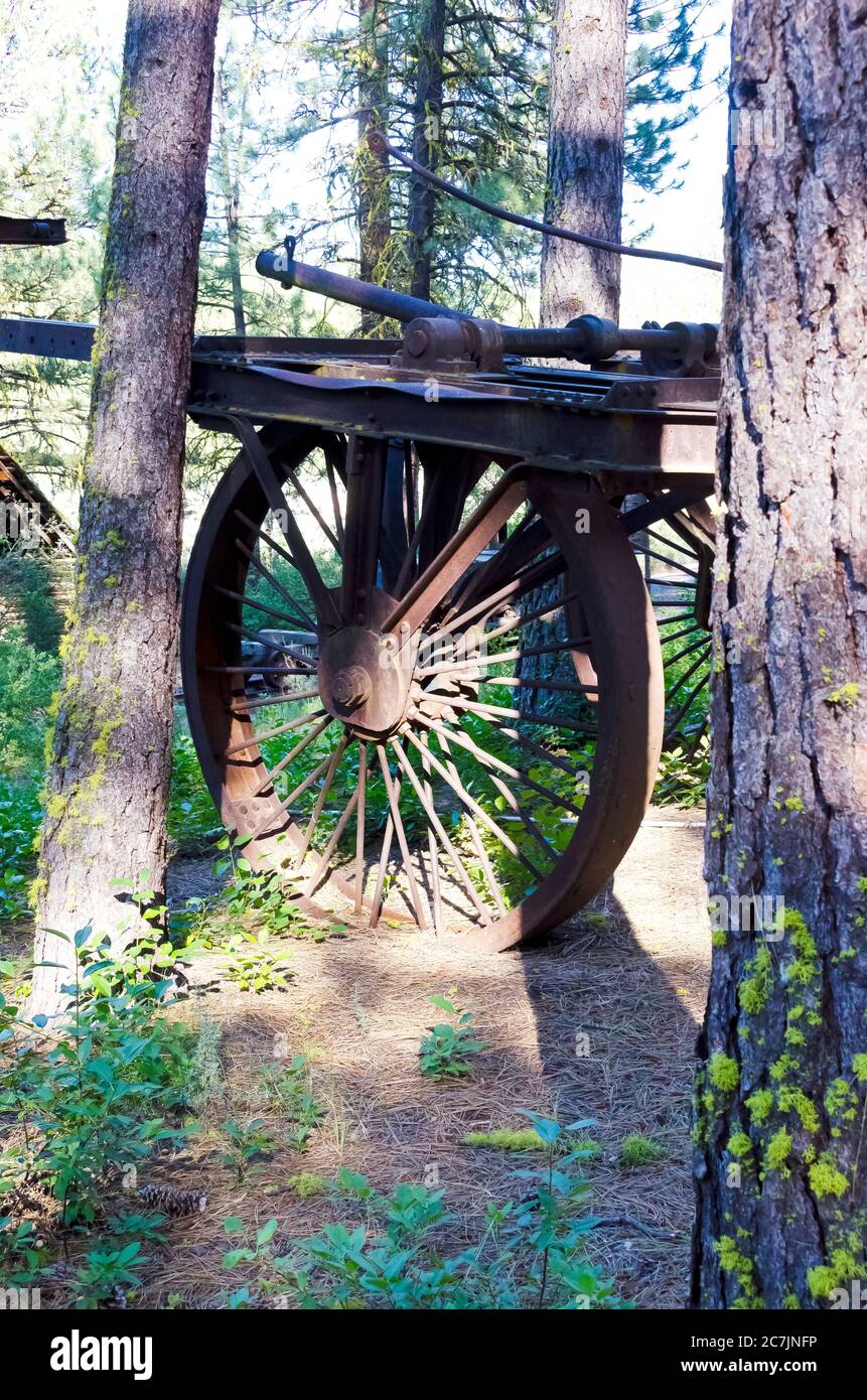 Machines used in Logging, at the Logging Museum in Collier Memorial