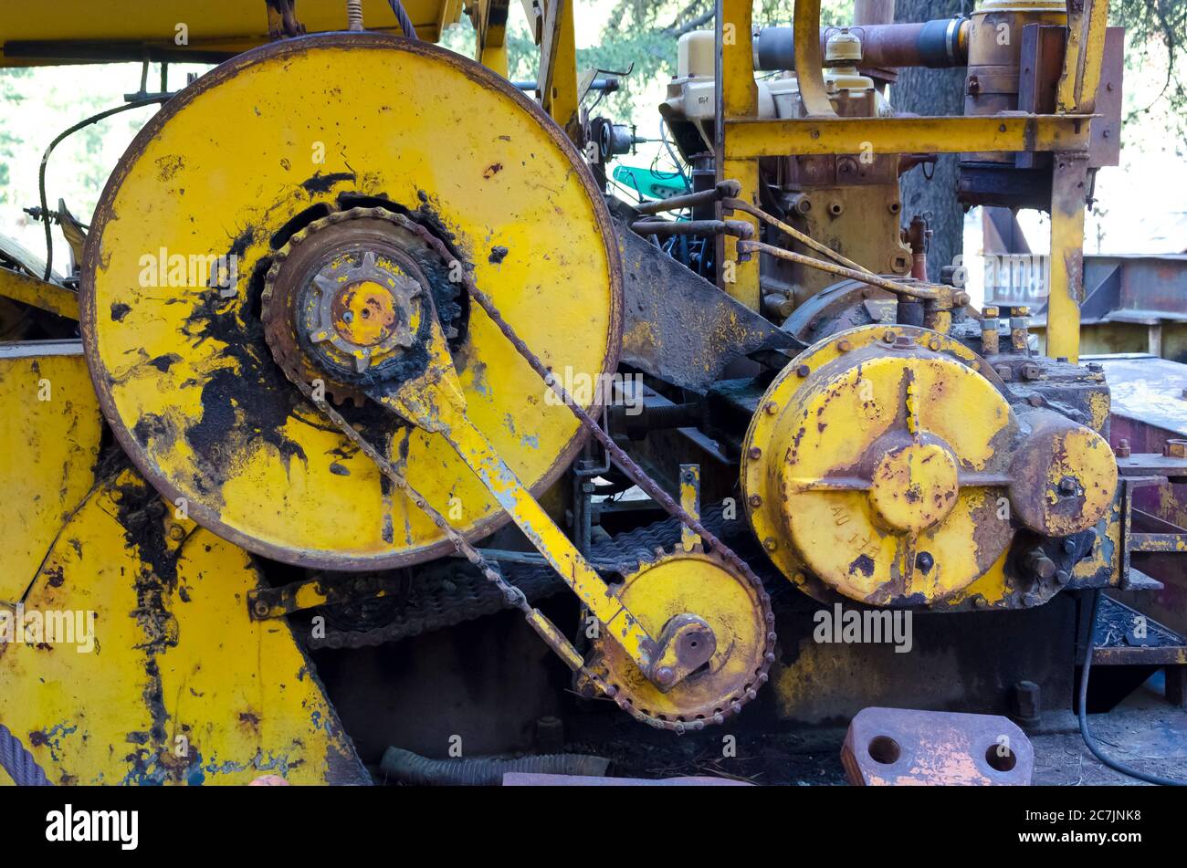 Machines used in Logging, at the Logging Museum in Collier Memorial