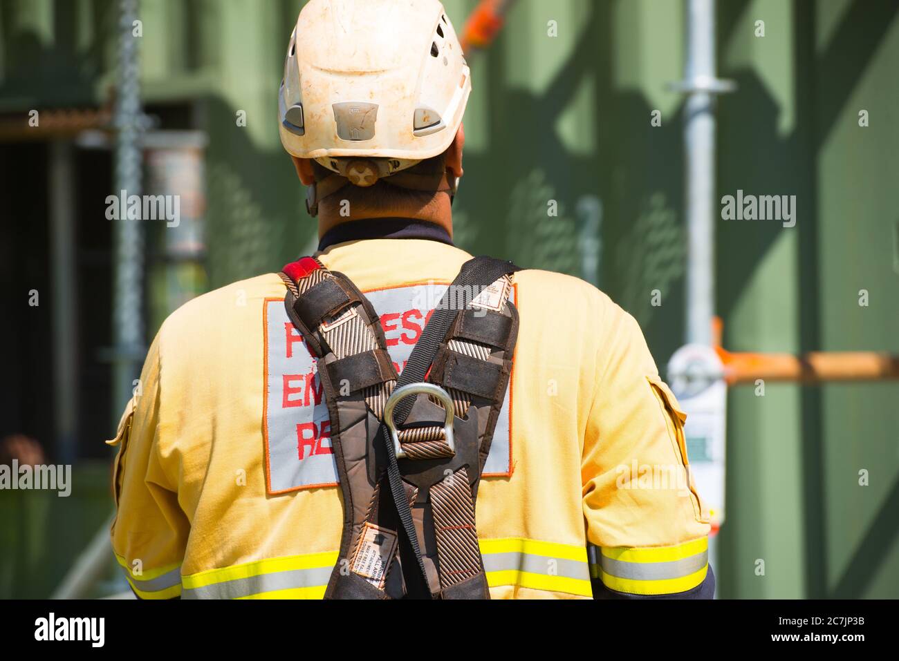 Perth, Australia, 26 November 2017 Emergency response team member with