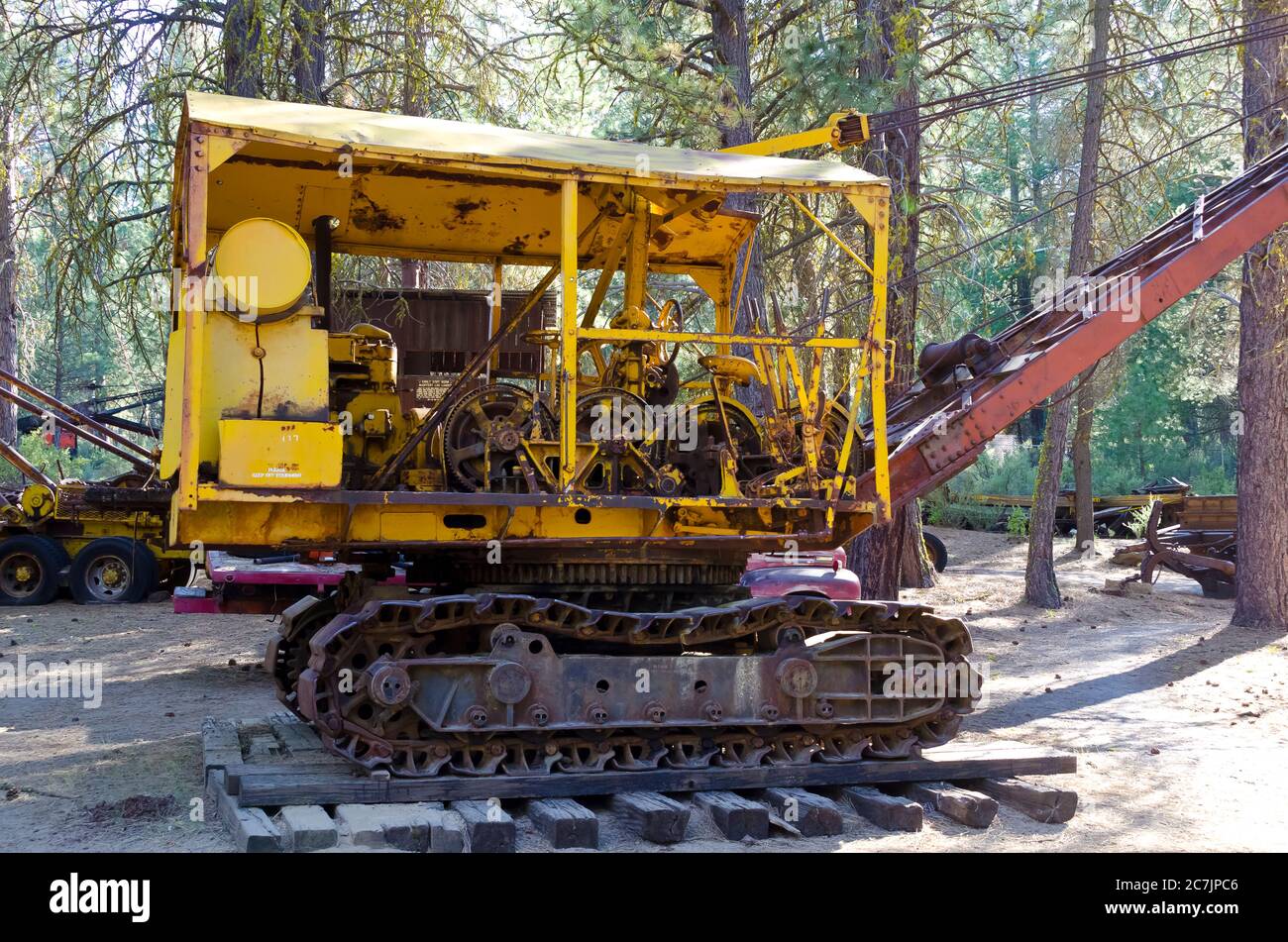 Machines used in Logging, at the Logging Museum in Collier Memorial