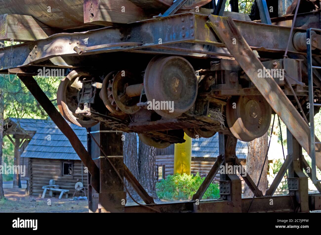 Machines used in Logging, at the Logging Museum in Collier Memorial