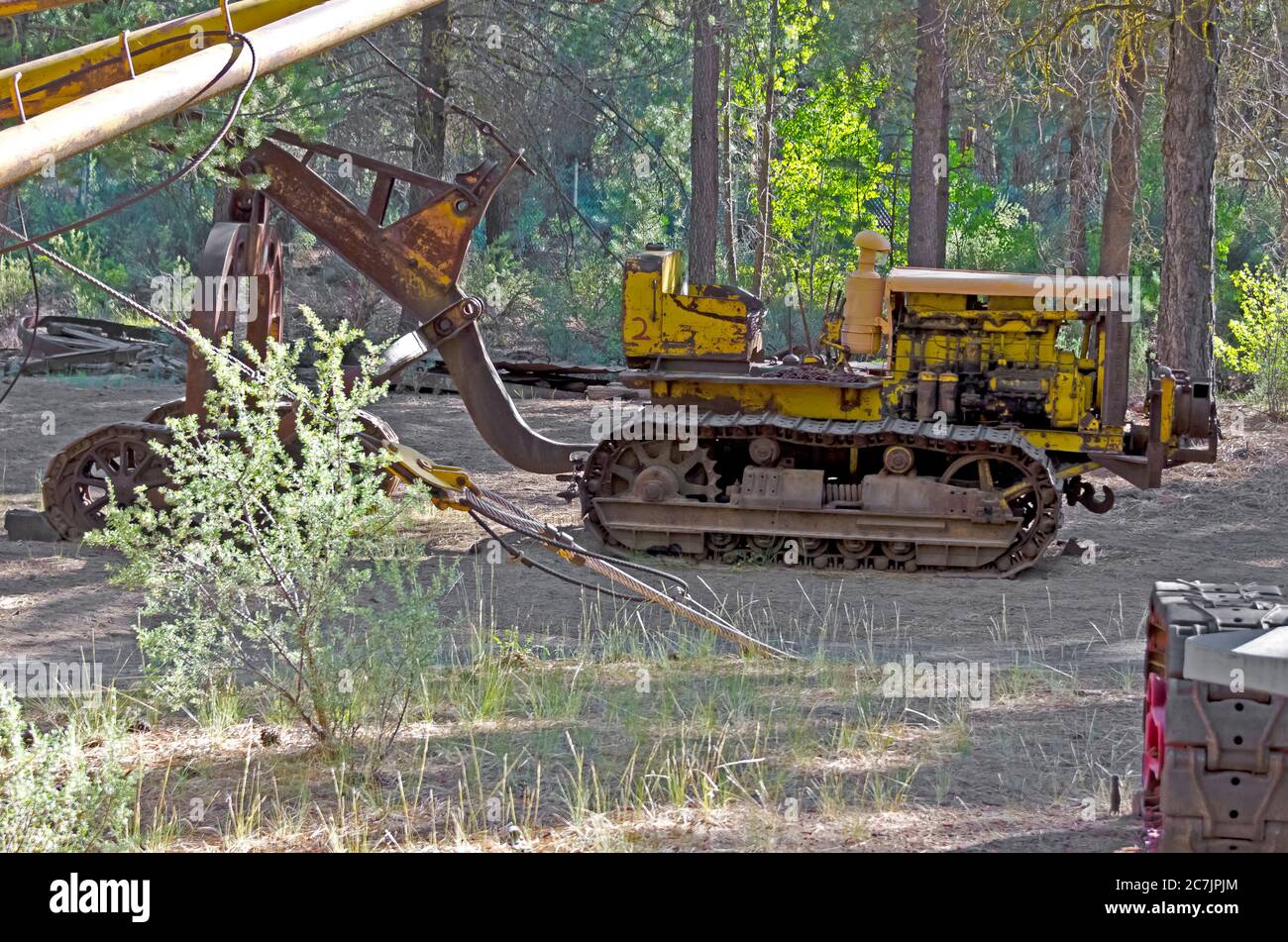 Machines used in Logging, at the Logging Museum in Collier Memorial