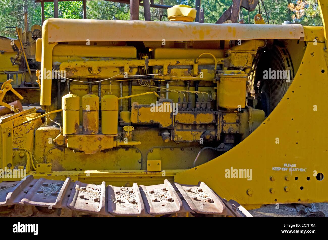 Machines used in Logging, at the Logging Museum in Collier Memorial