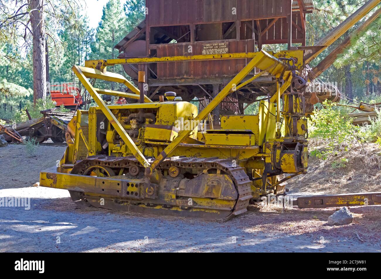 Machines used in Logging, at the Logging Museum in Collier Memorial