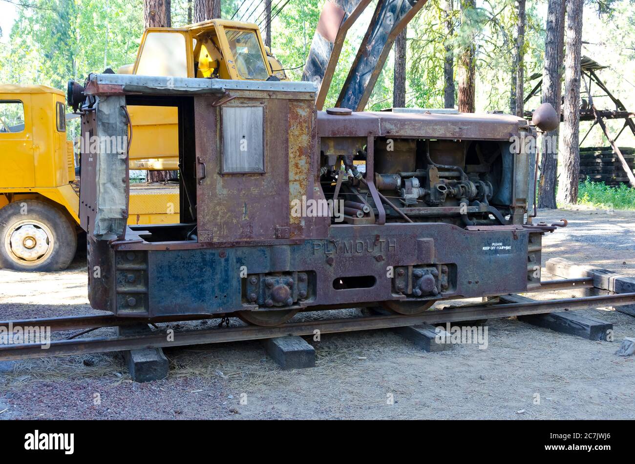 Machines used in Logging, at the Logging Museum in Collier Memorial