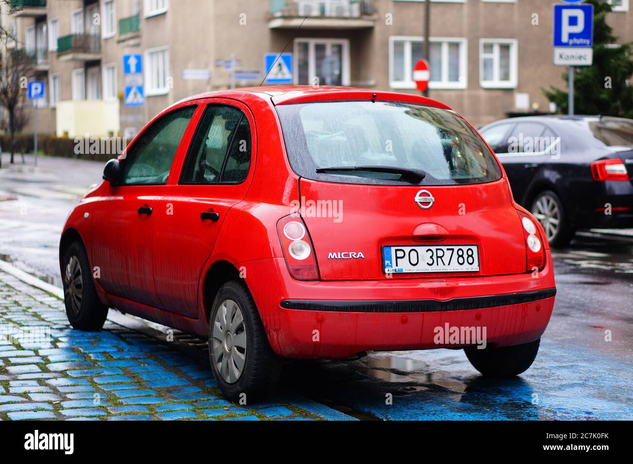 Red nissan micra hi-res stock photography and images - Alamy