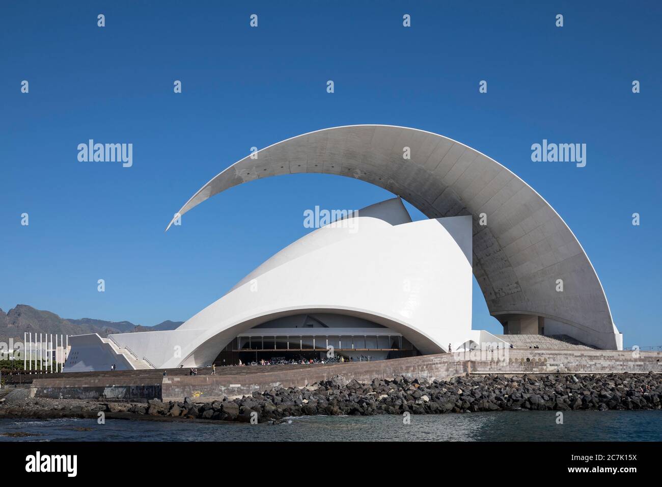 Auditorium by architect Santiago Calatrava, congress and concert hall ...