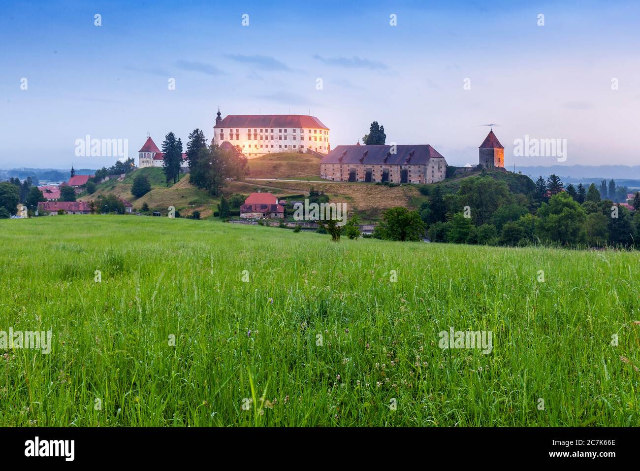 Ptuj (Pettau), the castle, Slovenian Styria, Slovenia Stock Photo