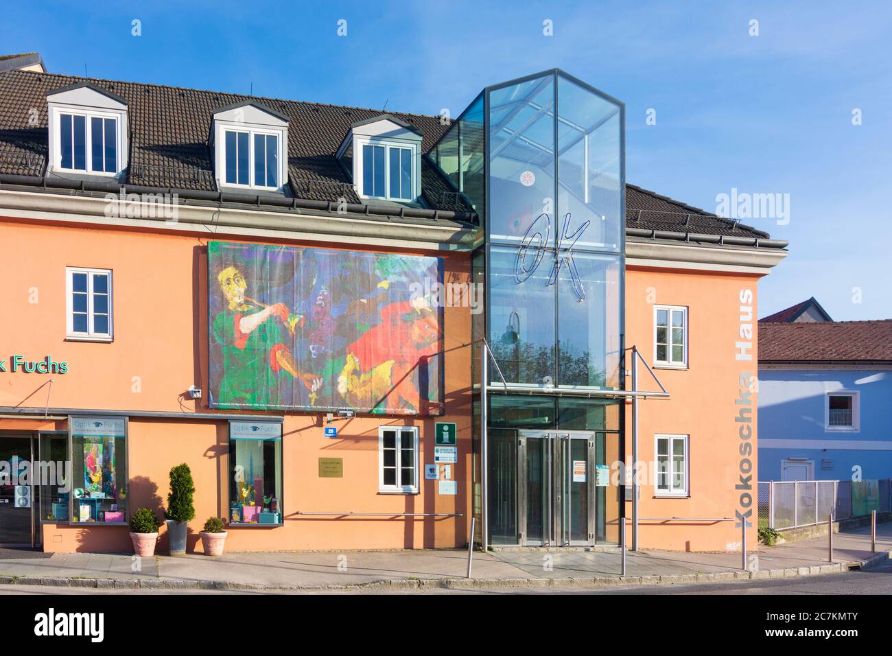Pöchlarn, museum Kokoschka-Haus, Mostviertel region, Niederösterreich / Lower Austria, Austria Stock Photo