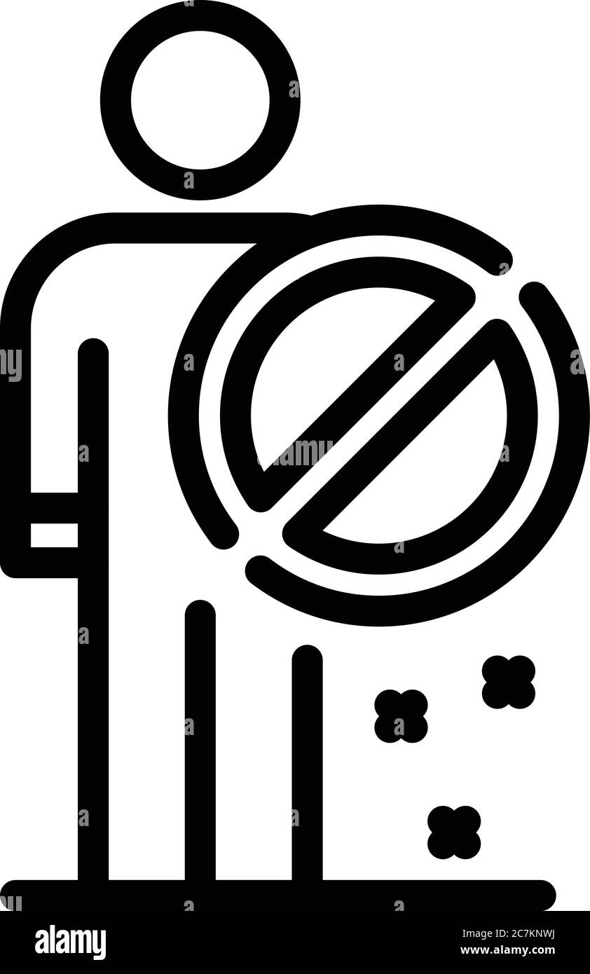 Immigrants restricted icon, outline style Stock Vector Image & Art - Alamy