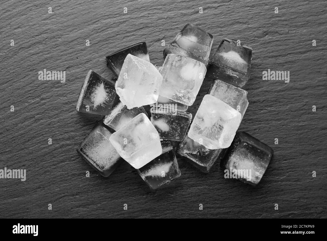 Ice cube Black and White Stock Photos & Images - Alamy