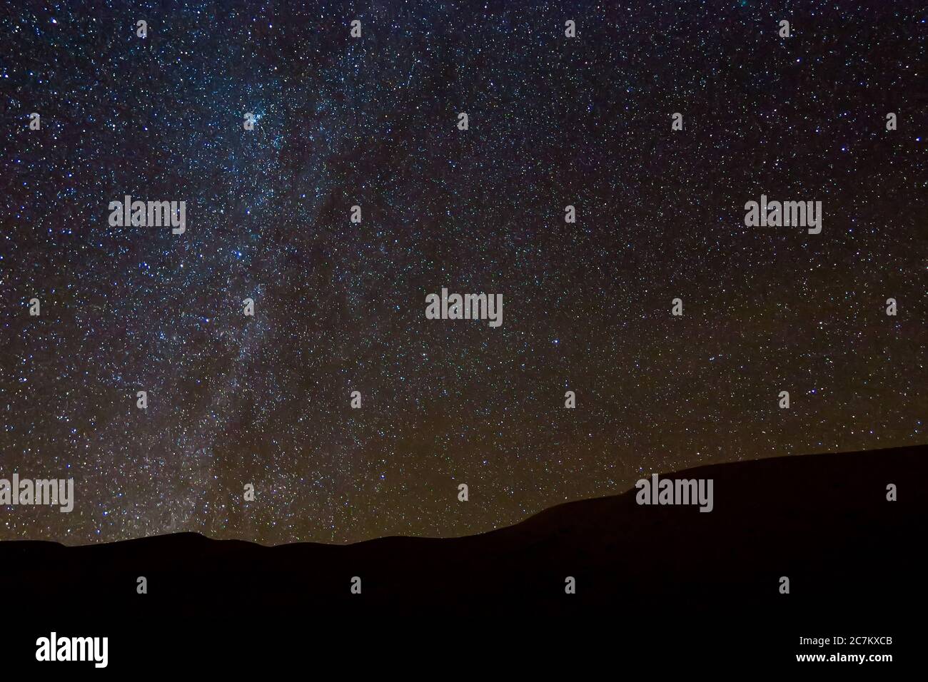 Starry Night Sky with a lot of Stars Background Stock Photo - Alamy