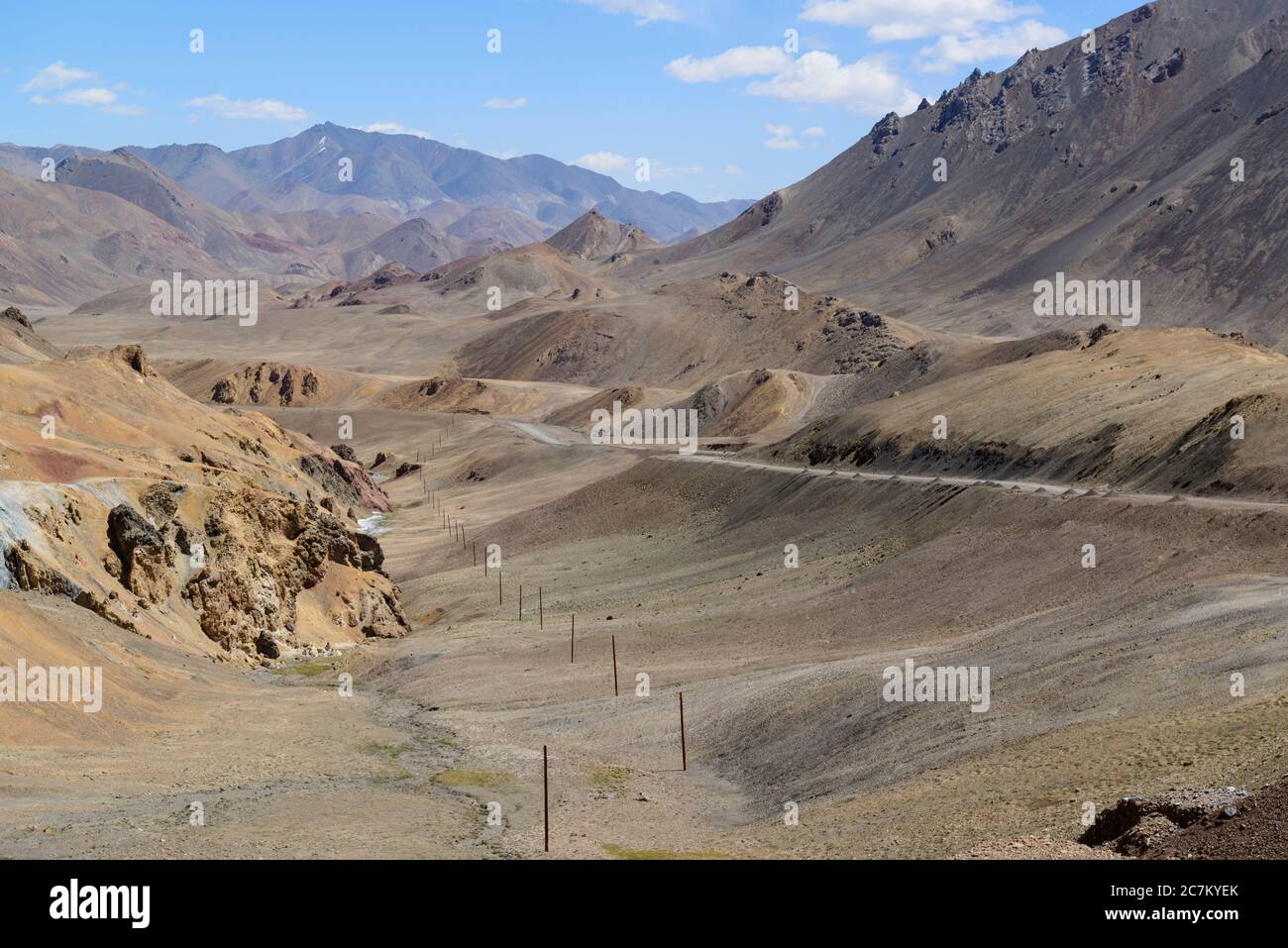Pamir Highway. Tajikistan. Stock Photo