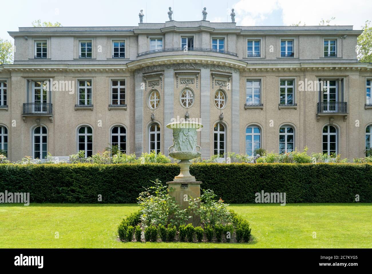 Berlin, Wannsee, House of the Wannsee Conference, lake side Stock Photo