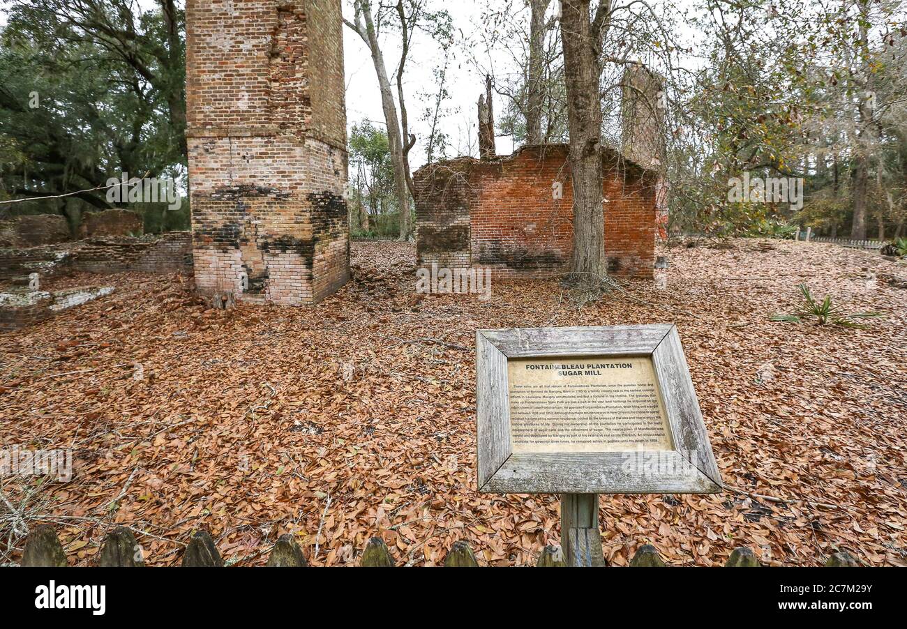 Fontainebleau State Park, Louisiana February 2018 Ruins of the