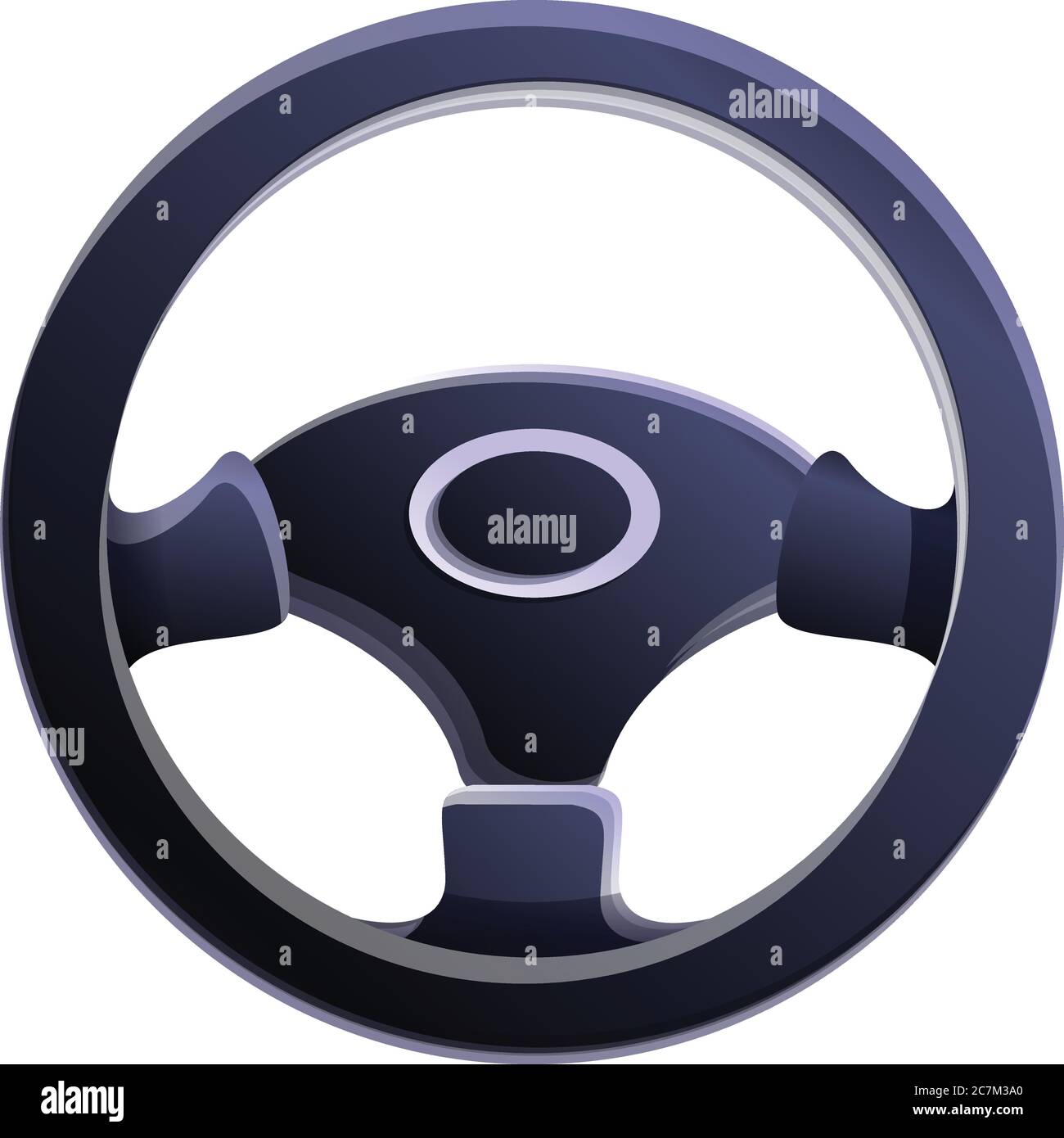 Sport steering wheel icon. Cartoon of sport steering wheel vector icon for  web design isolated on white background Stock Vector Image & Art - Alamy