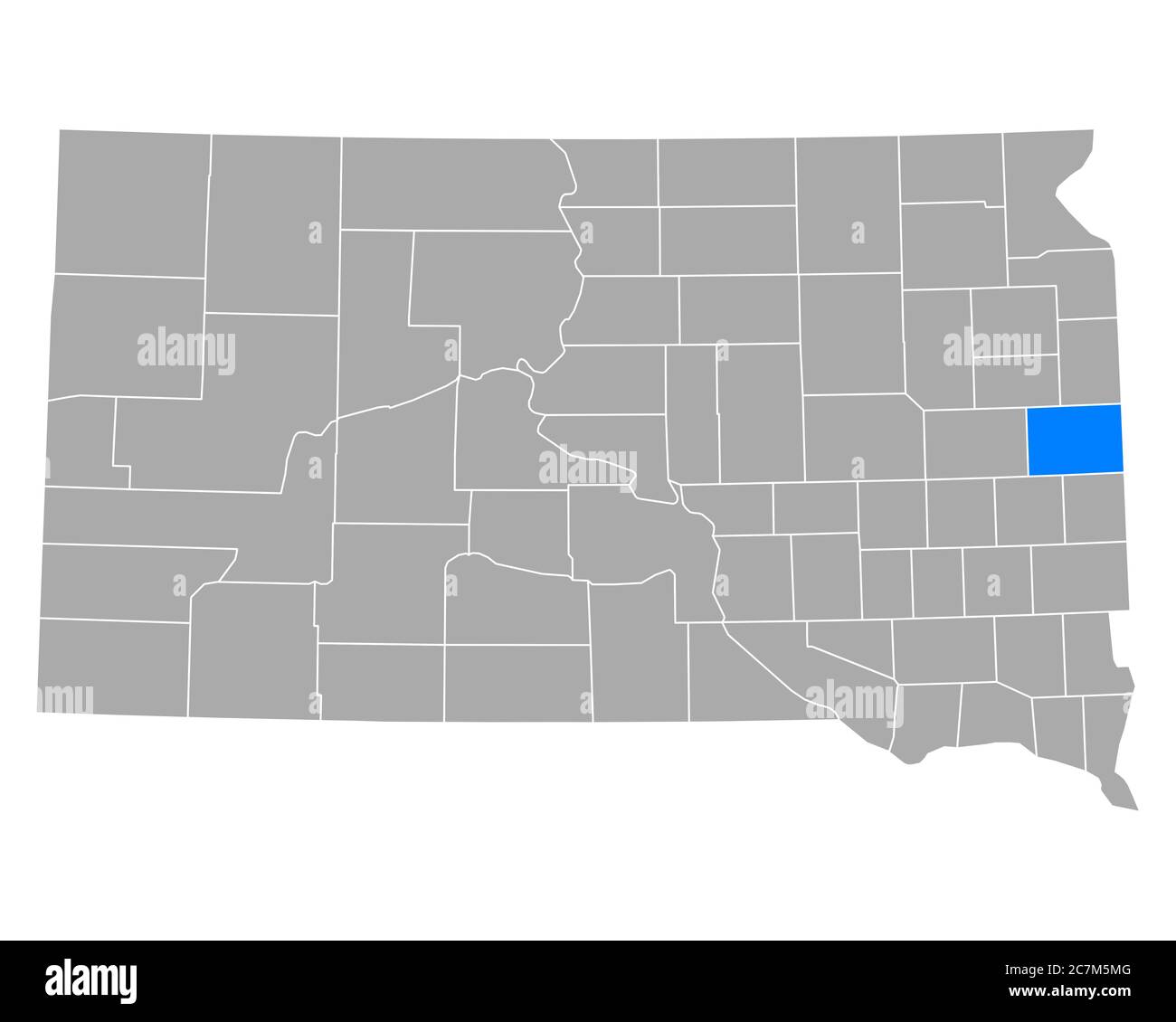 Map of Brookings in South Dakota Stock Photo Alamy