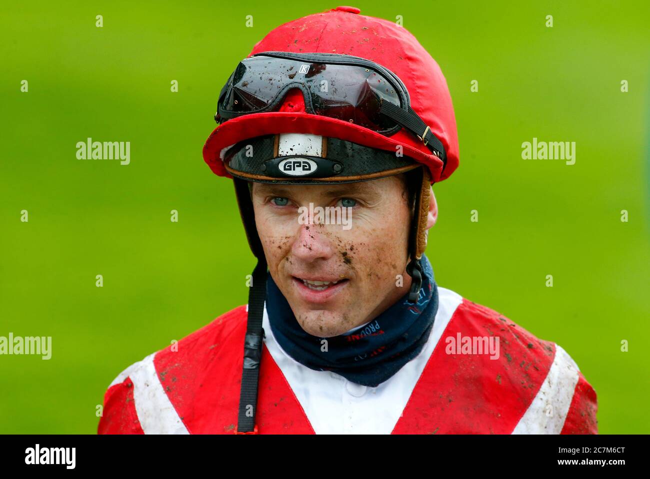 Stevie Donohoe after winning The John Smith's Cup Handicap on Sinjaari