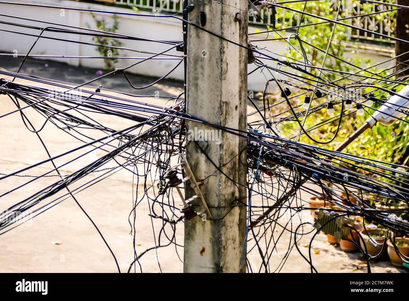 power line, beautiful photo digital picture Stock Photo - Alamy
